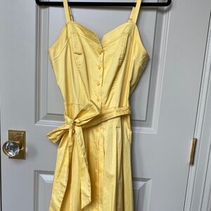 Gal Meets Glam Yellow Sun Dress